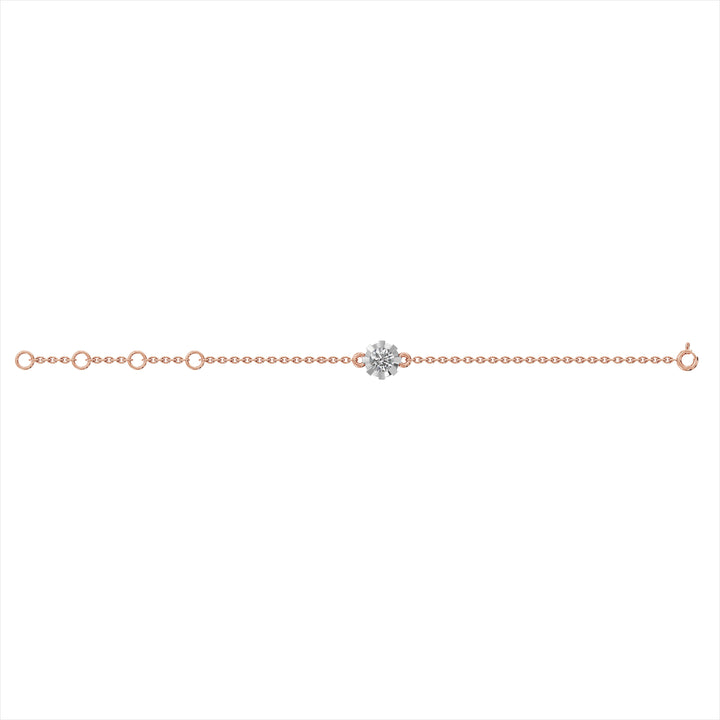 Serein Chain 9KT Gold Lab Grown Diamond Bracelet - 7