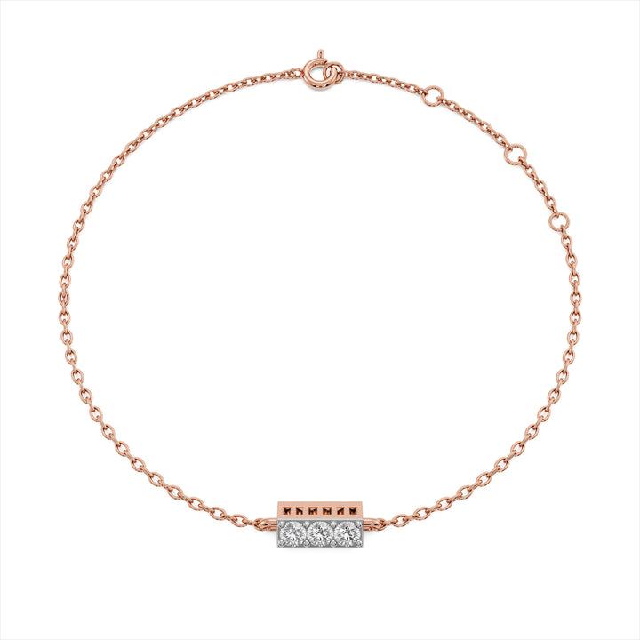 Ivory Ray 9KT Gold Lab Grown Diamond Bracelet - 2 