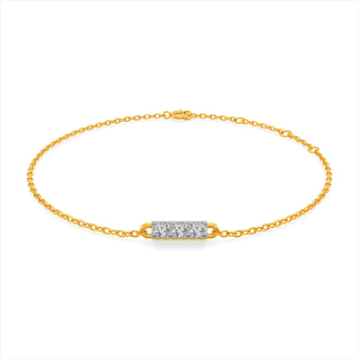 Ivory Ray 9KT Gold Lab Grown Diamond Bracelet