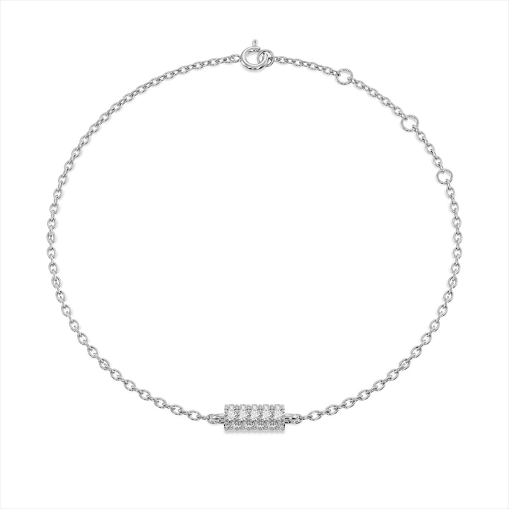Strobe 9KT Gold Lab Grown Diamond Bracelet - 1