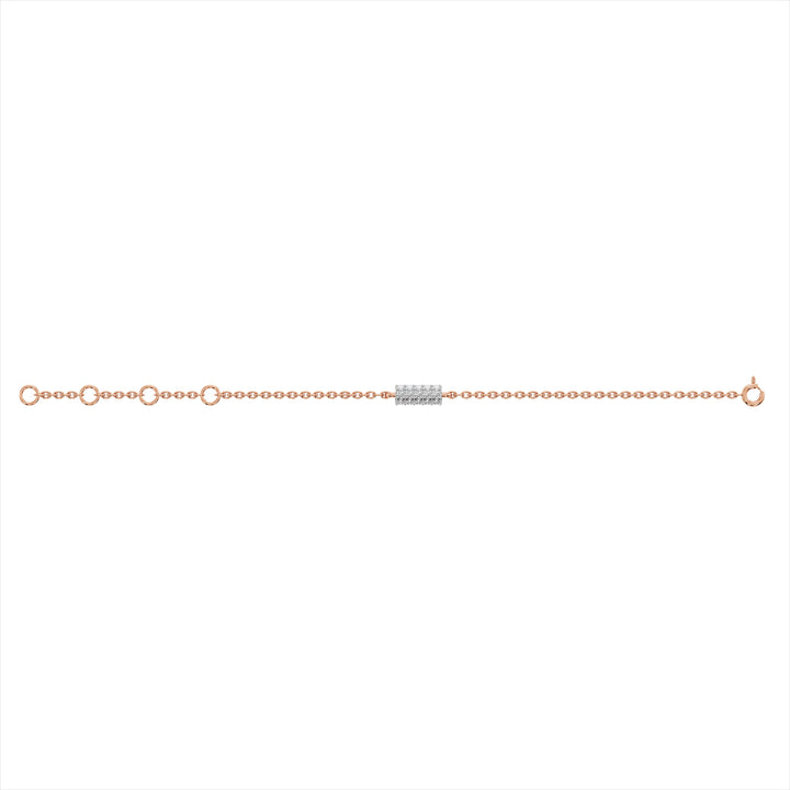 Strobe 9KT Gold Lab Grown Diamond Bracelet  - 7
