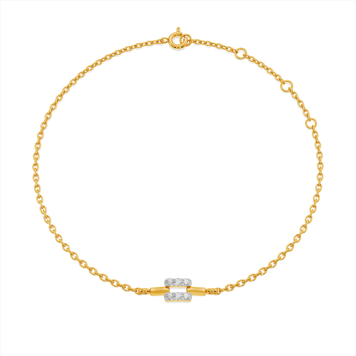 Axis Glow 9KT Gold Laboratory Grown Diamond Bracelet
