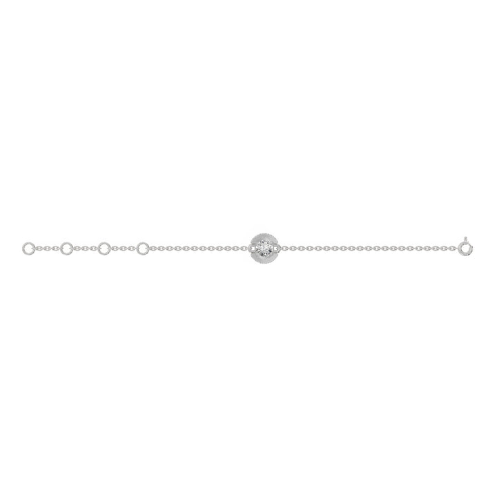 Spark Bar 9KT Gold Lab Grown Diamond Bracelet - 6 