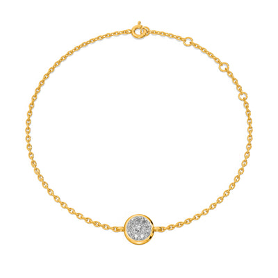 Solstice Spark 9KT Gold Lab Grown Diamond Bracelet