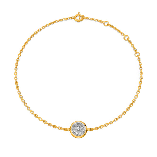 Solstice Spark 9KT Gold Lab Grown Diamond Bracelet - 5 