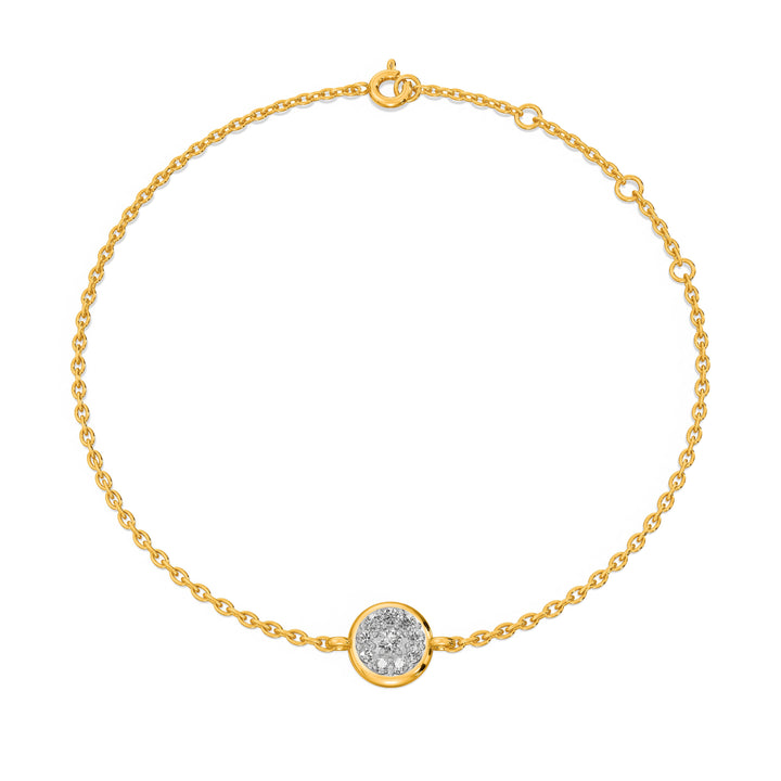 Solstice Spark 9KT Gold Lab Grown Diamond Bracelet - 5 