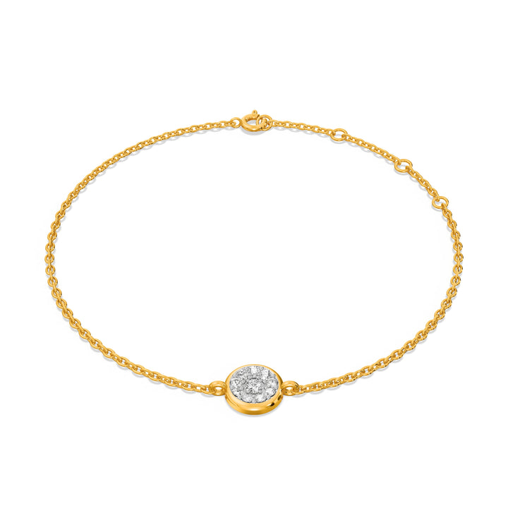 Solstice Spark 9KT Gold Lab Grown Diamond Bracelet - 1 