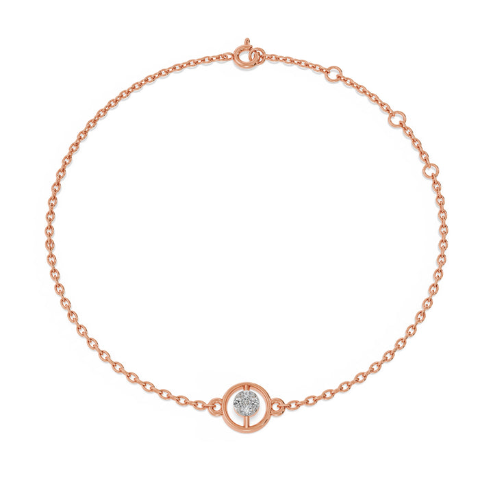 Orba Shine 9KT Gold Lab Grown Diamond Bracelet - 2