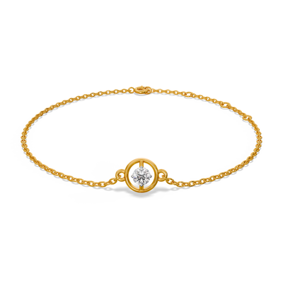 Orba Shine 9KT Gold Lab Grown Diamond Bracelet