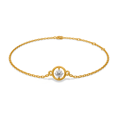 Orba Shine 9KT Gold Lab Grown Diamond Bracelet