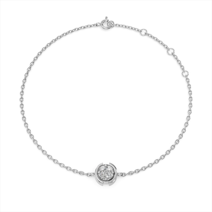 Veda Orb 9KT Gold Lab Grown Diamond Bracelet - 4 