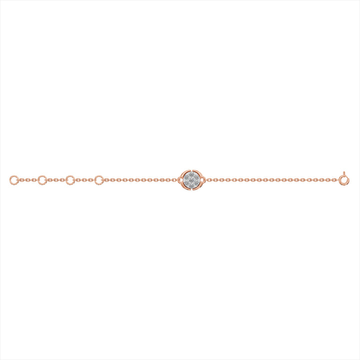 Stella Coin 9KT Gold Lab Grown Diamond Bracelet - 7 