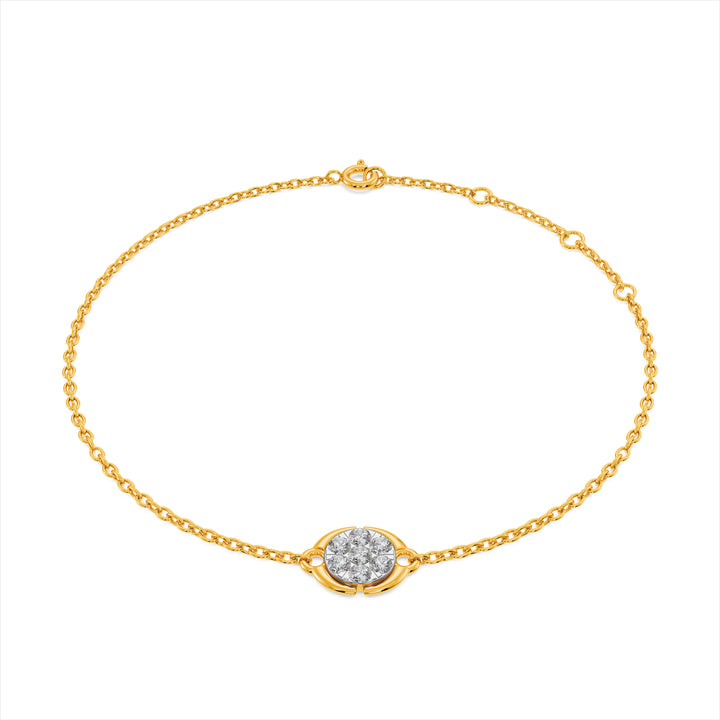 Stella Coin 9KT Gold Lab Grown Diamond Bracelet - 5 