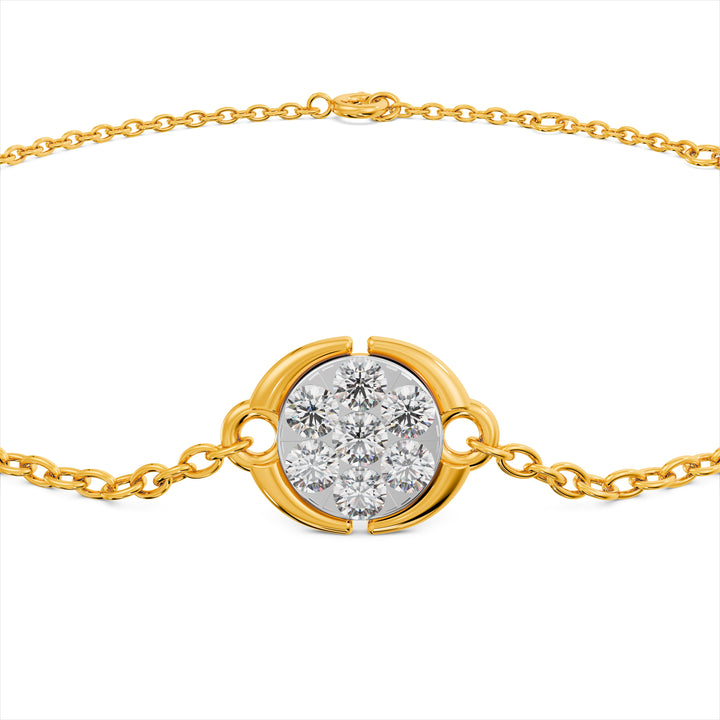 Stella Coin 9KT Gold Lab Grown Diamond Bracelet - 3 