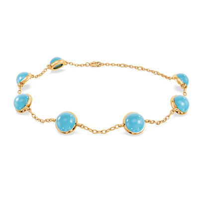 Turquoise 9KT Gold Bracelet