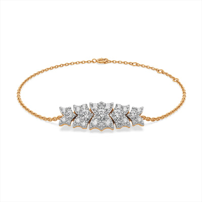 Bonded Spark 9KT Gold Lab Grown Diamond Bracelet