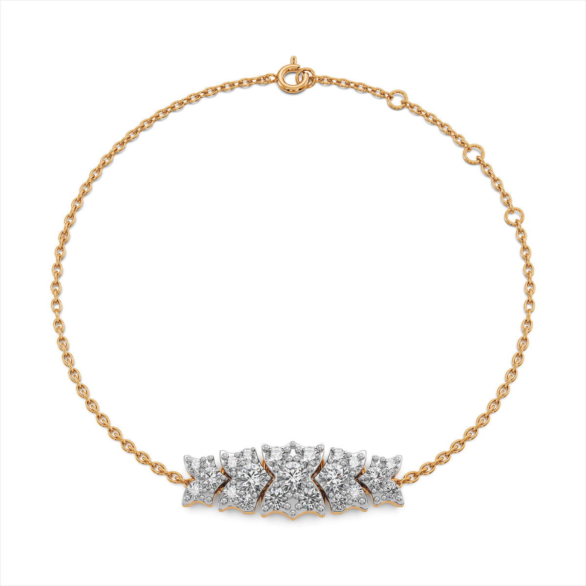 Bonded Spark 9KT Gold Laboratory Grown Diamond Bracelet
