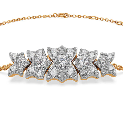 Bonded Spark 9KT Gold Lab Grown Diamond Bracelet