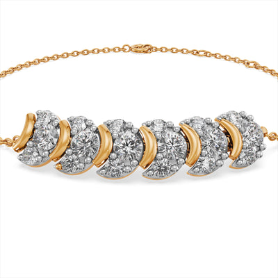 Everlink 9KT Gold Lab Grown Diamond Bracelet