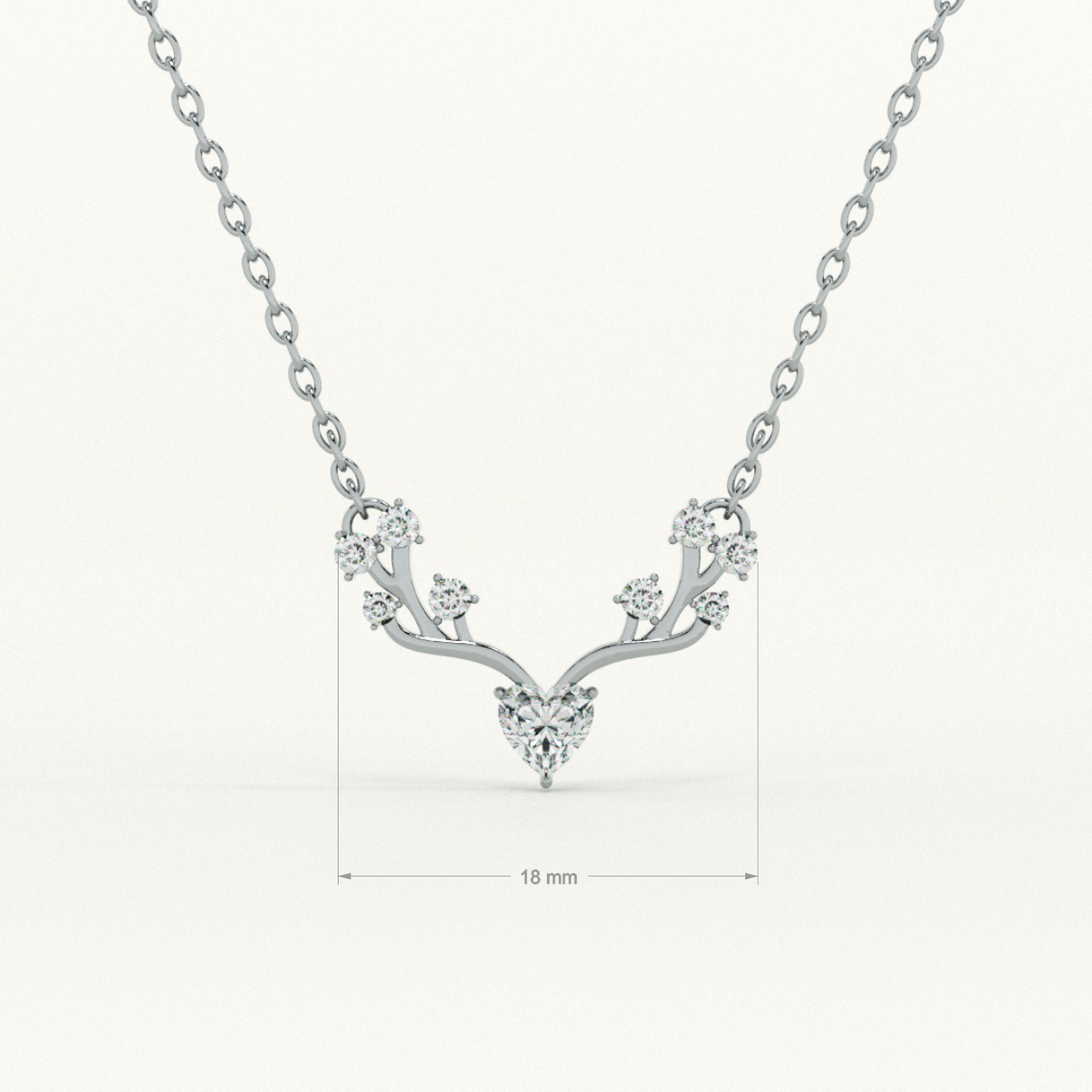 Crystal Wing 925 Sterling Silver Necklace - view 3