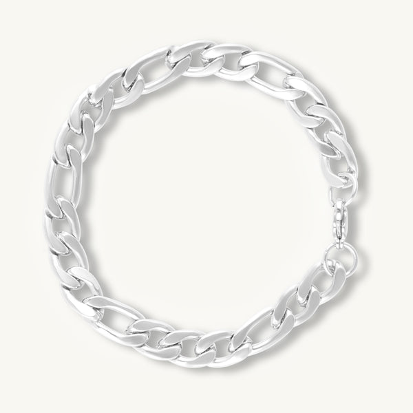 Silver Chrome Link Bracelet