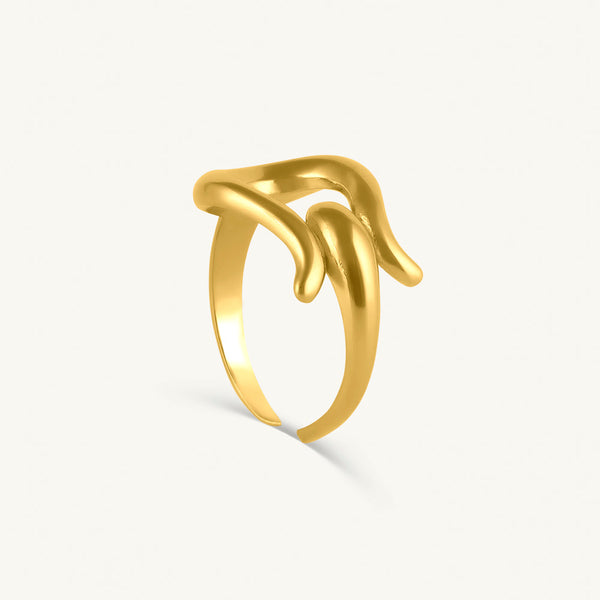 Ember Curve Adjustable Ring