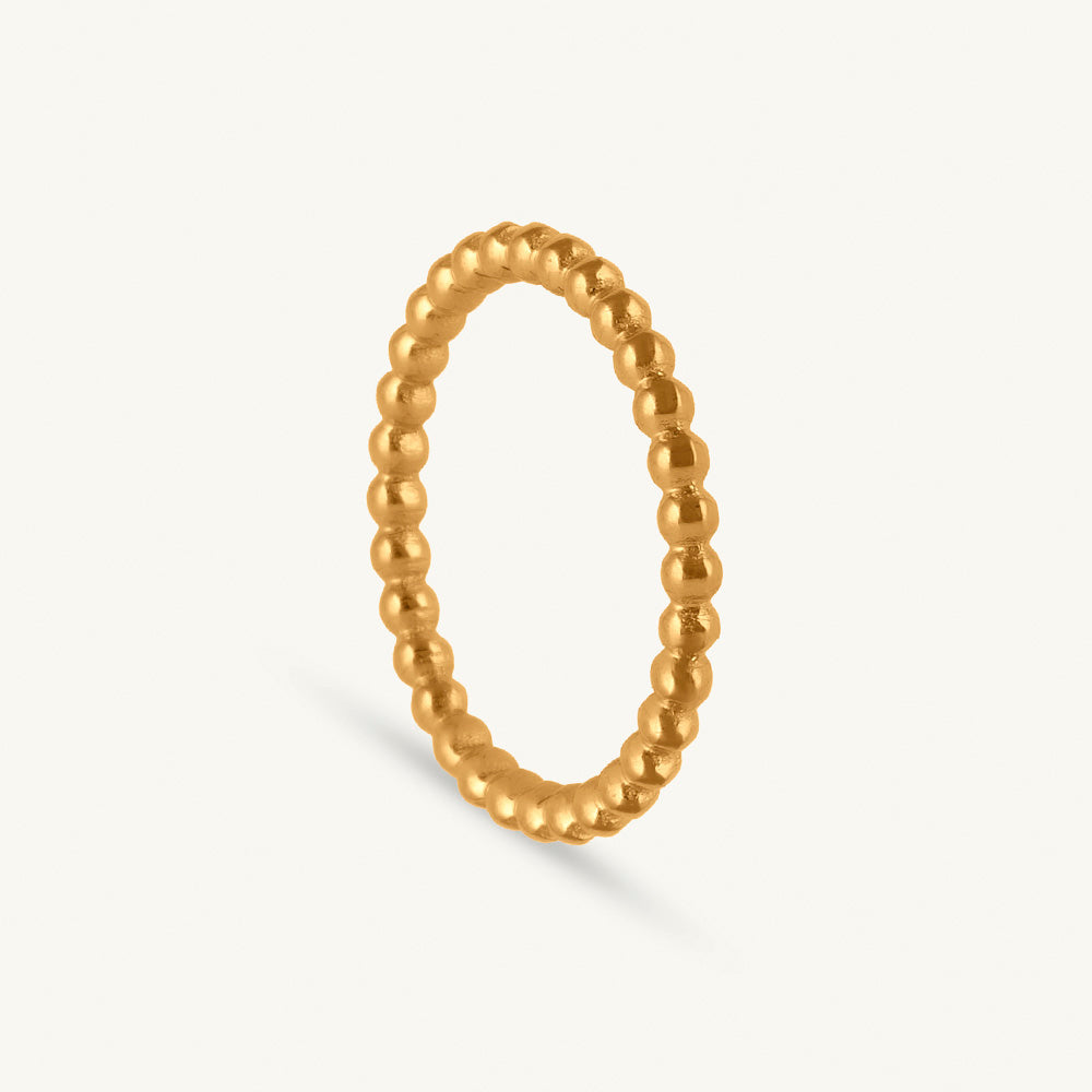 Classic Beaded Stack Ring - view 2