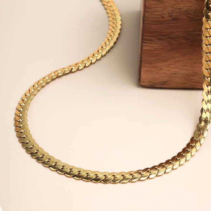 Thick Spiral Gold Chain for Men – PALMONAS - Main Image