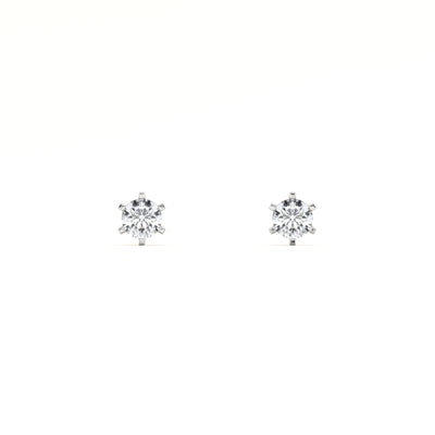 Lustre Pin 9KT Gold Lab Grown Diamond Stud Earring