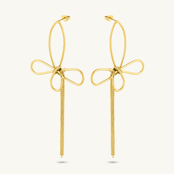 Luxe Bowline Drop Earrings