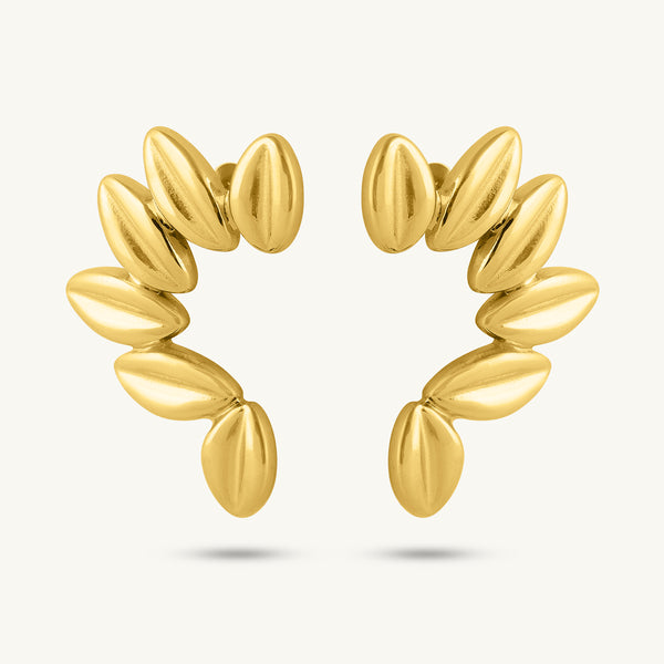 Radiant Laurel Crown Earrings