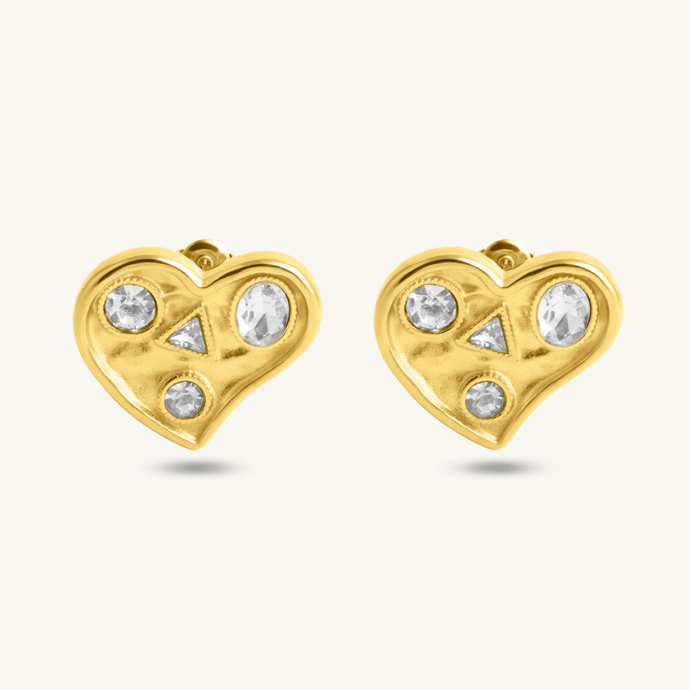 Essence Heart Stud Earring