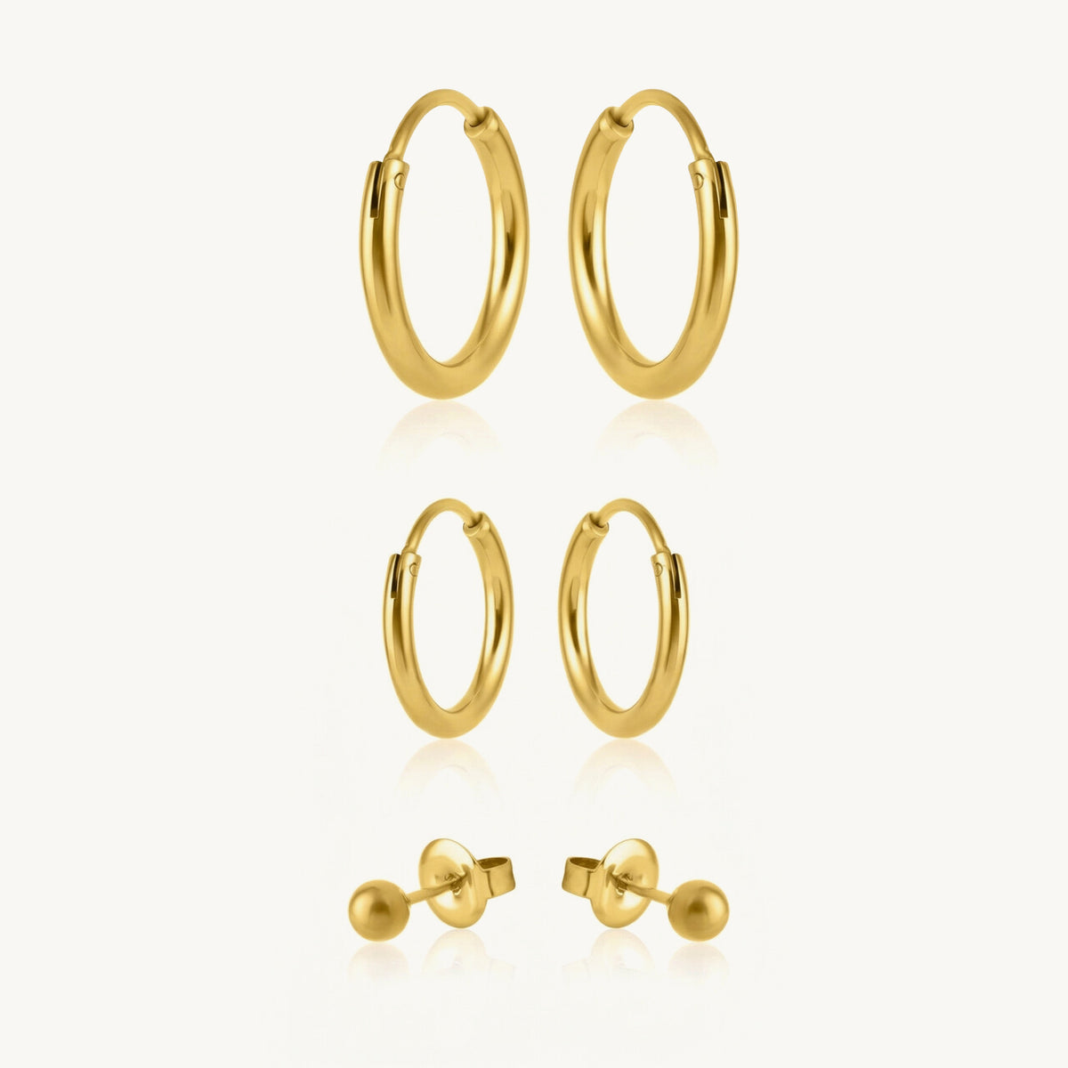 Everyday Stack Hoop & Stud Earring Set