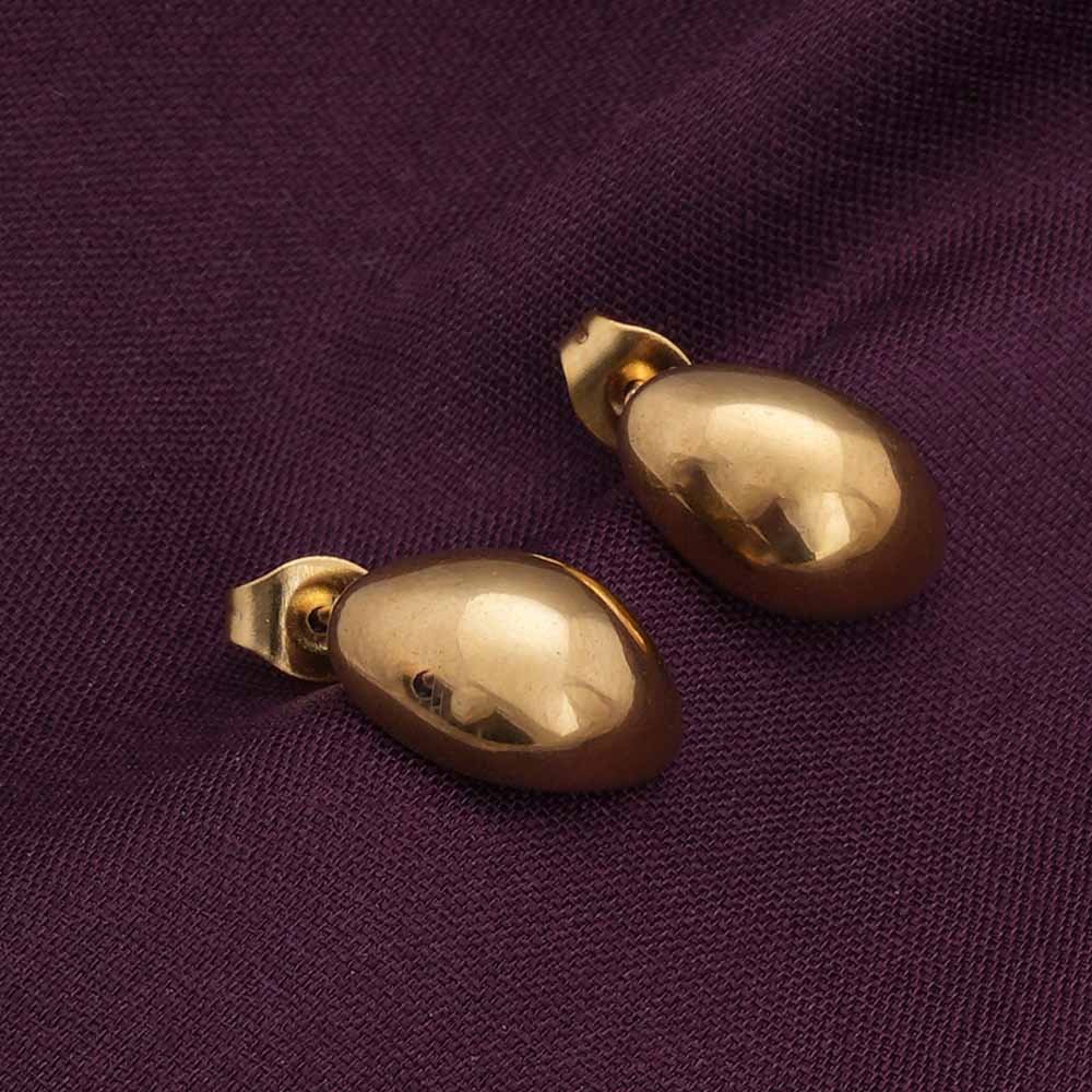 Half Hoops Stud Earrings - view 3