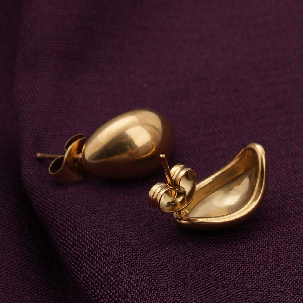 Half Hoops Stud Earrings - view 6