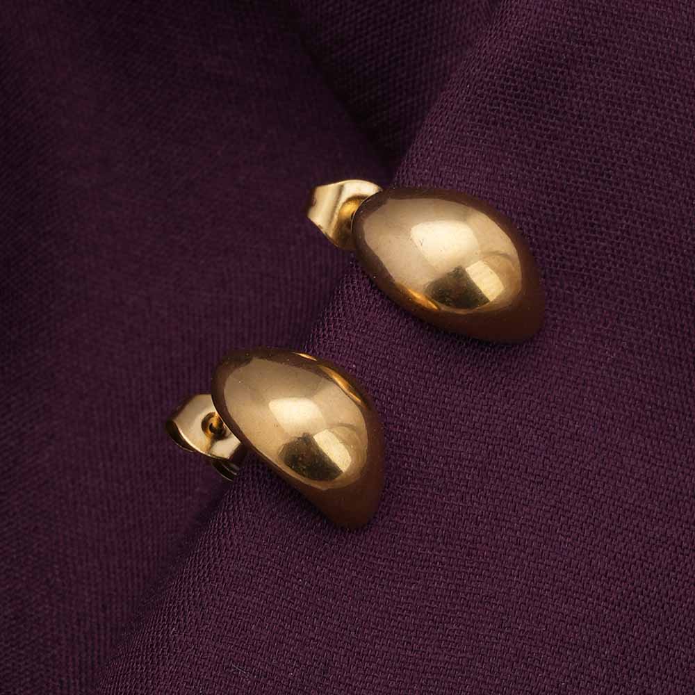 Half Hoops Stud Earrings - view 4