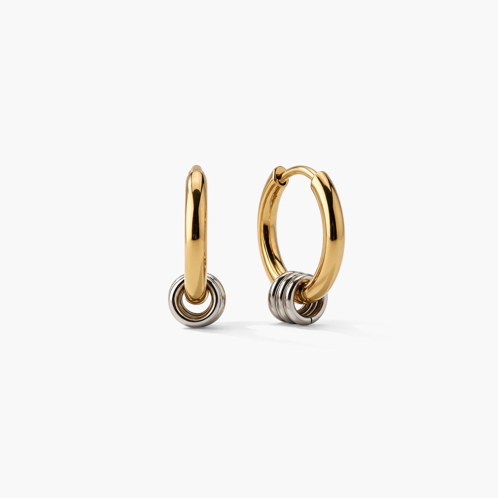 Lunara Stacked Hoop Earrings