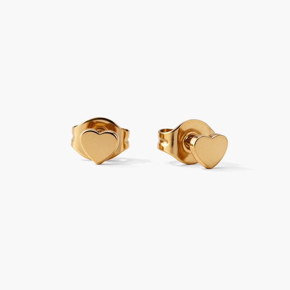 Celestial Mini Heart Earrings