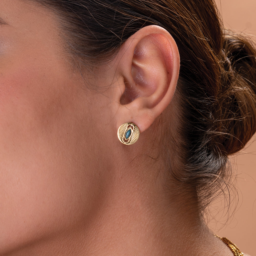 Men's Small Stud Earring 925k Sterling Silver with Diamond | Gold earrings  for men, Small earrings studs, Mens earrings studs