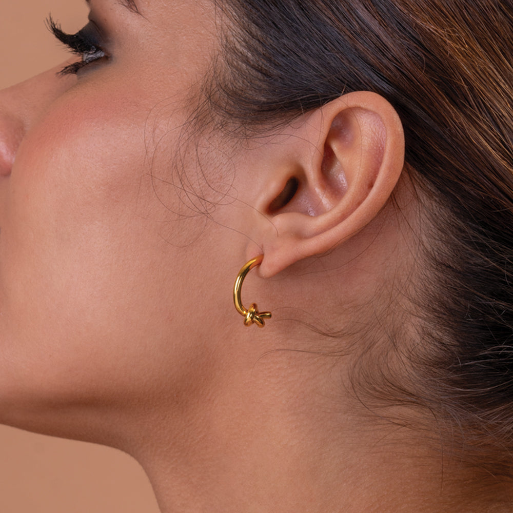 Dainty Threader Hoop Earrings
