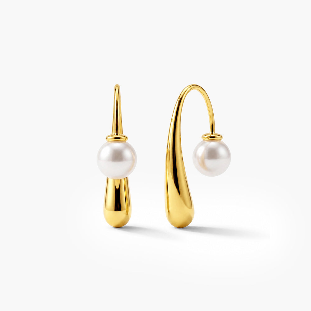 Pearl Hook Earrings
