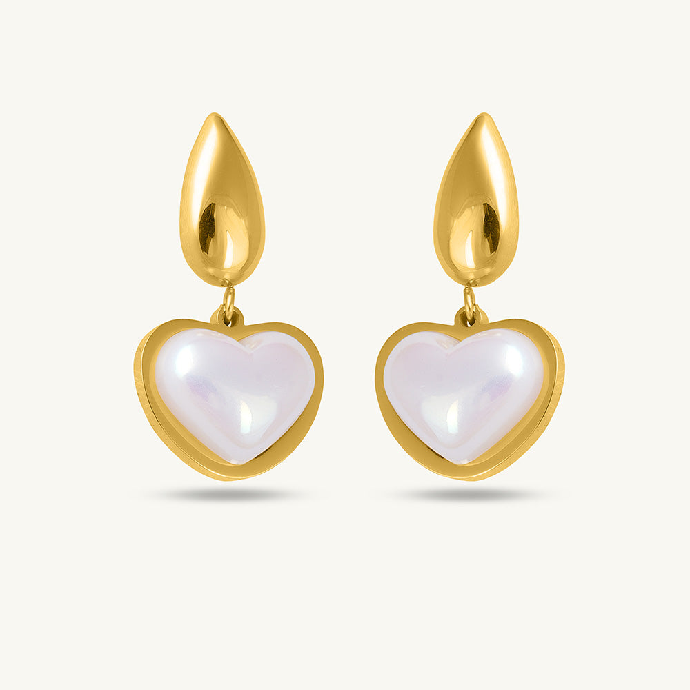 Vintage Heart Earrings