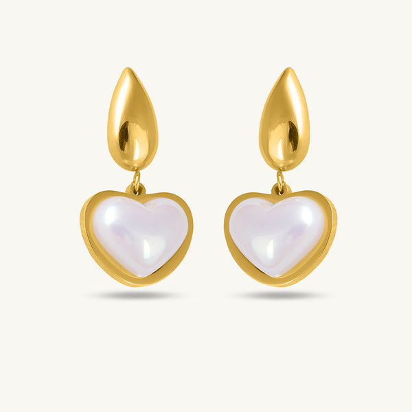 Vintage Heart Earrings