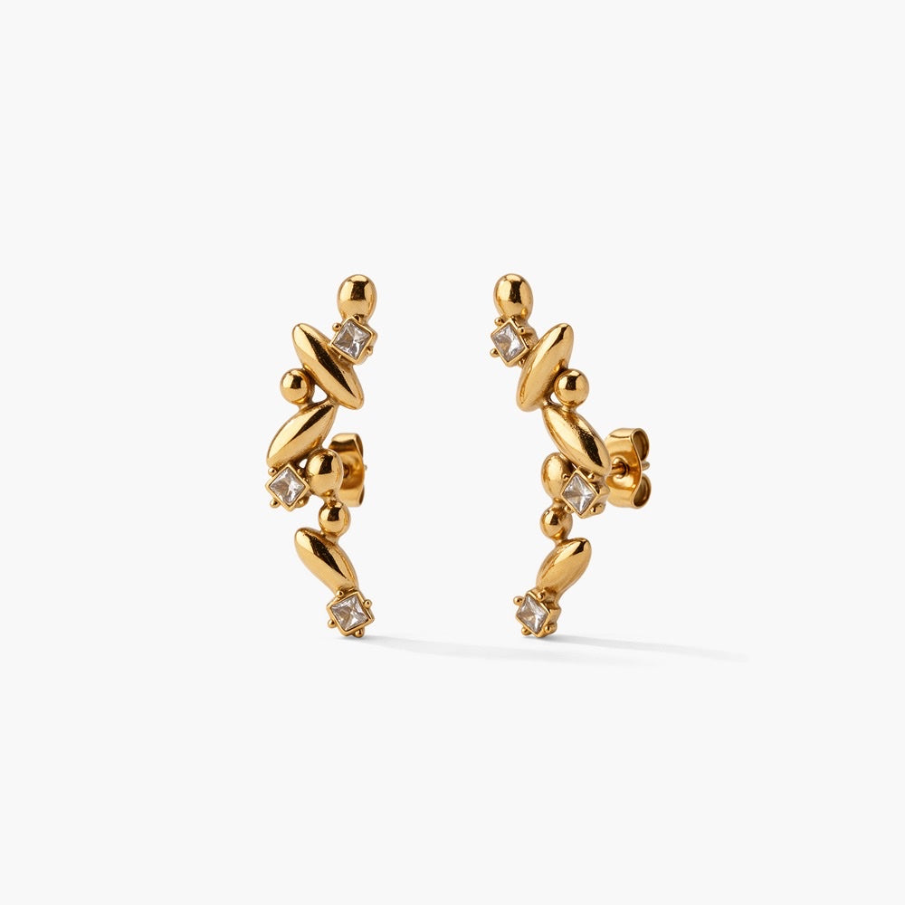Signature Crystal Stud Earrings
