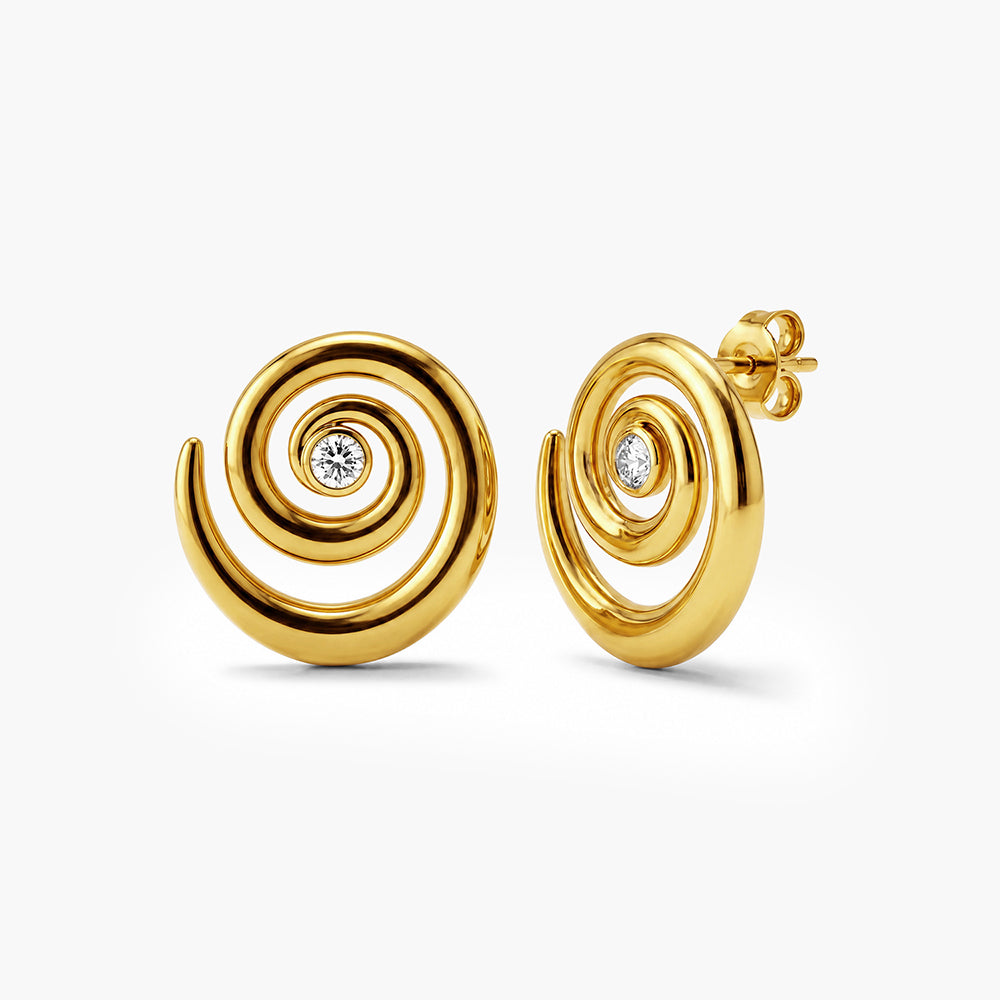 Cosmic Swirl Earrings