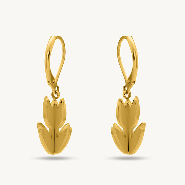 Golden Tulip Earrings