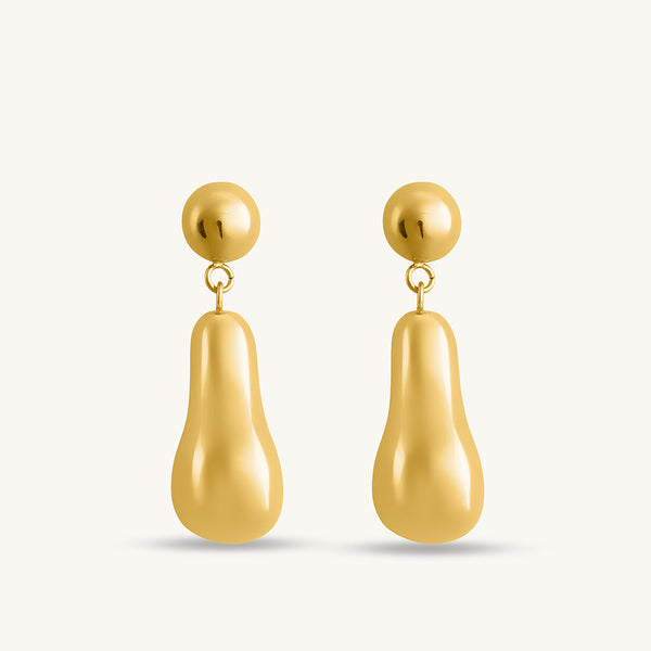 Hollow Teardrop Earrings