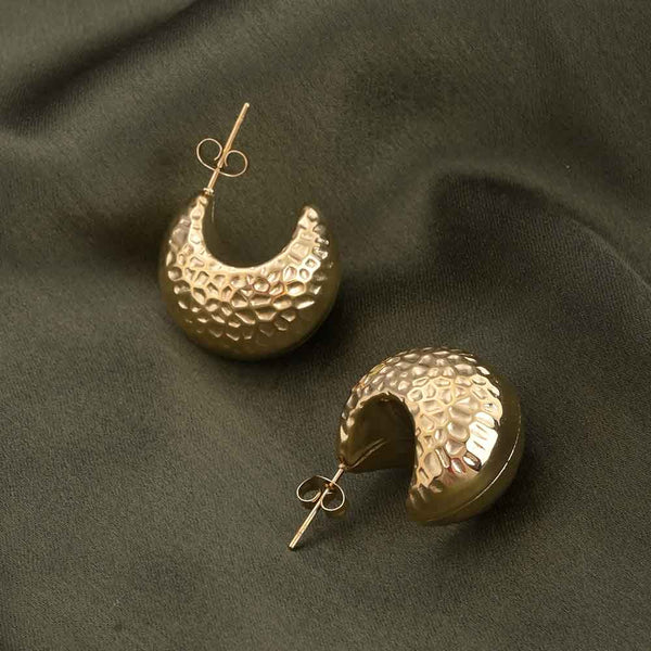 Hammered Dome Earrings