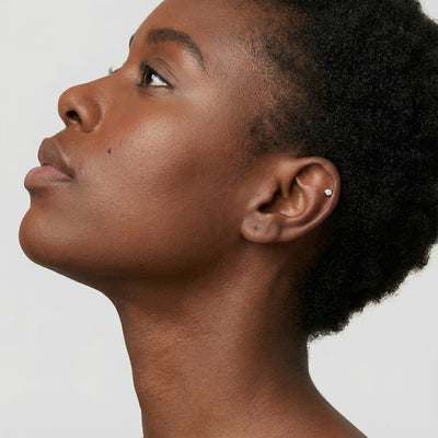 Classic Gem 9KT Gold Lab Grown Diamond Studs for Multiple Piercings