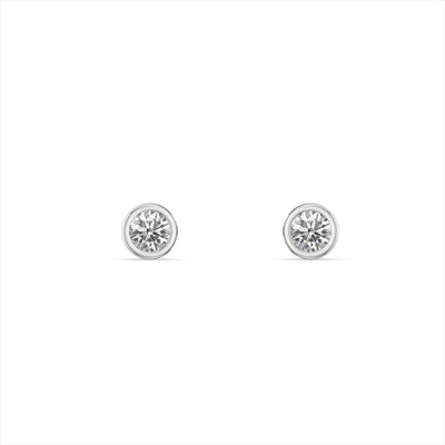 Classic Gem 9KT Gold Lab Grown Diamond Studs for Multiple Piercings